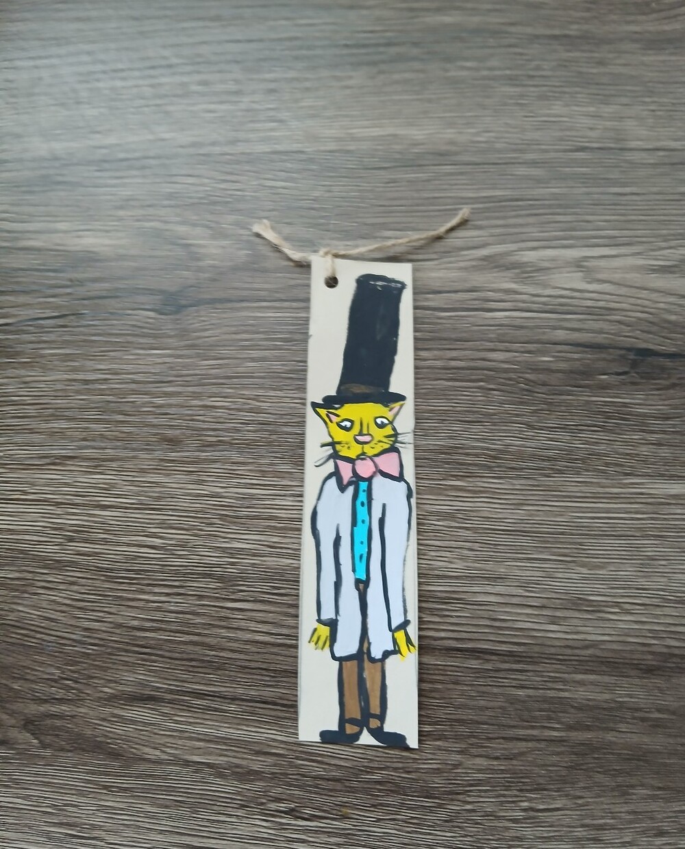 Cat In Top Hat Bookmark - Picture 2 of 4